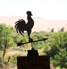 veleta gallo jardin